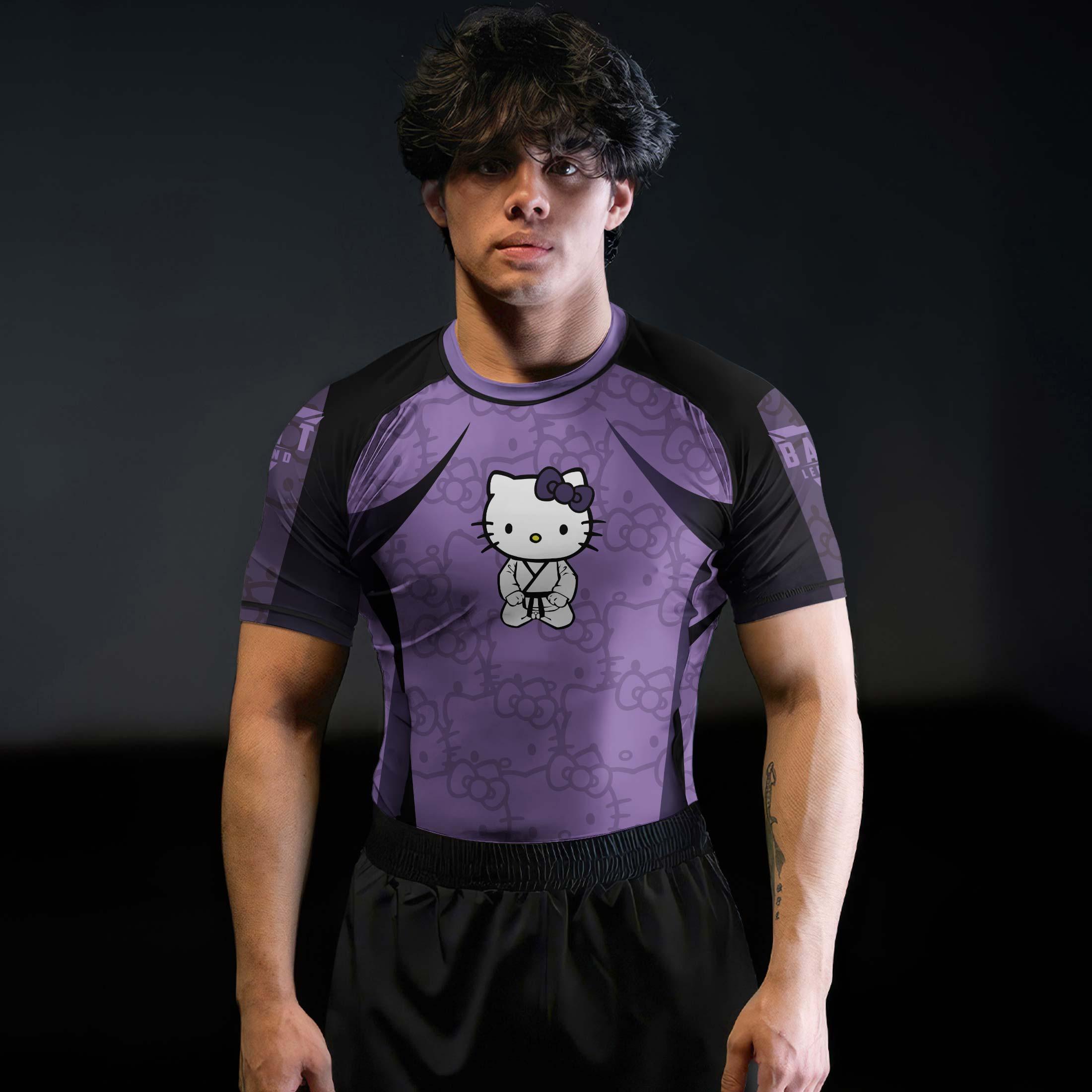 Hello Kitty Jiu Jitsu Purple Rash Guard | Athletic Wear