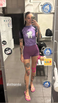Hello Kitty Jiu Jitsu Purple Rash Guard