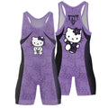 Hello Kitty Jiu Jitsu Purple Wrestling Singlet