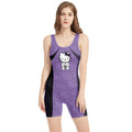 Hello Kitty Jiu Jitsu Purple Wrestling Singlet