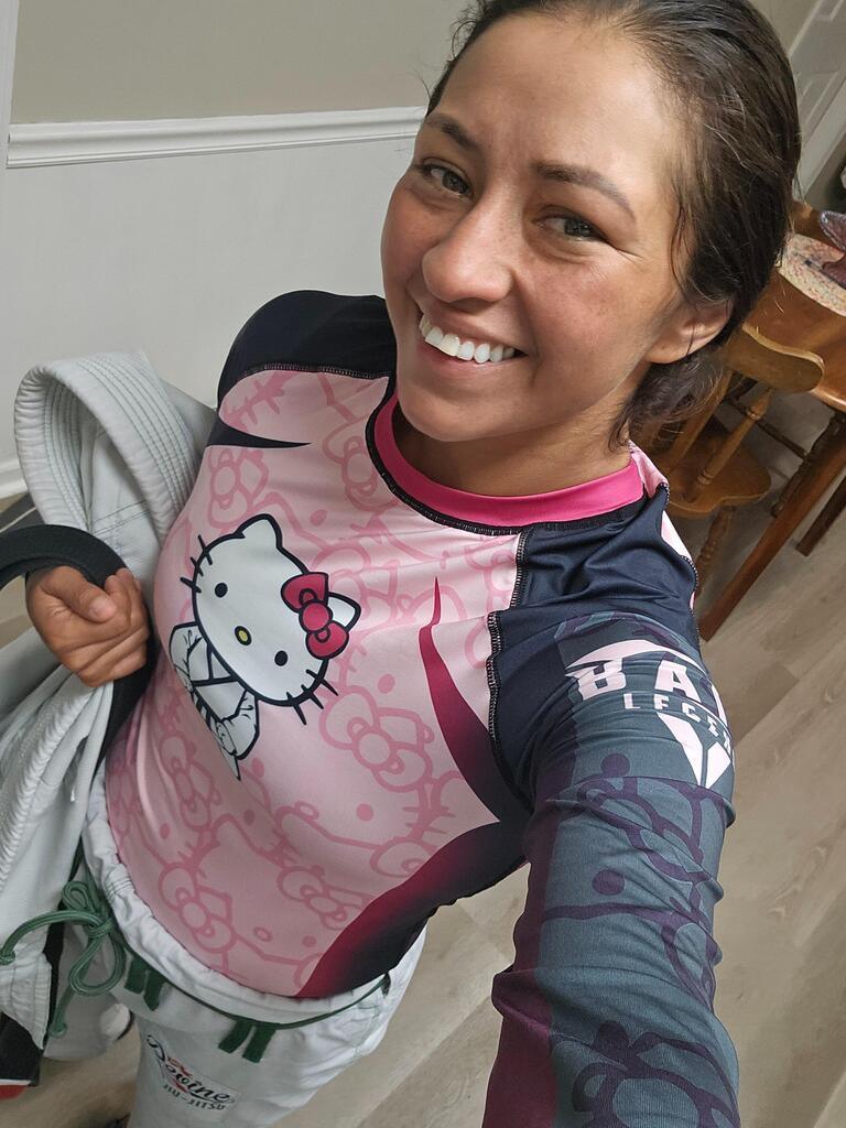Hello Kitty Jiu Jitsu Rash Guard
