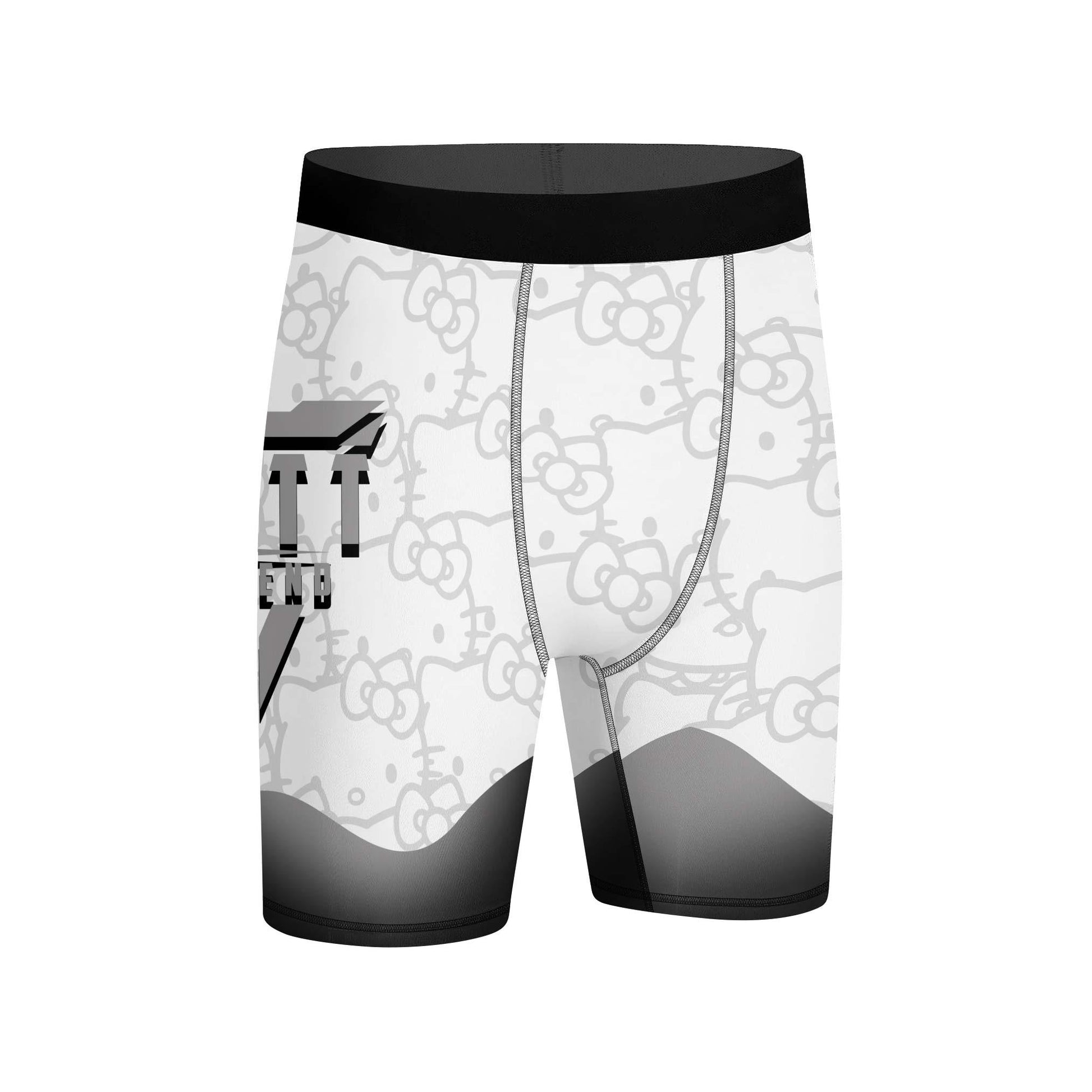 Hello Kitty Jiu Jitsu White Compression Shorts