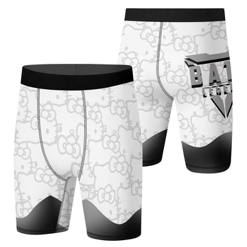 Hello Kitty Jiu Jitsu White Compression Shorts