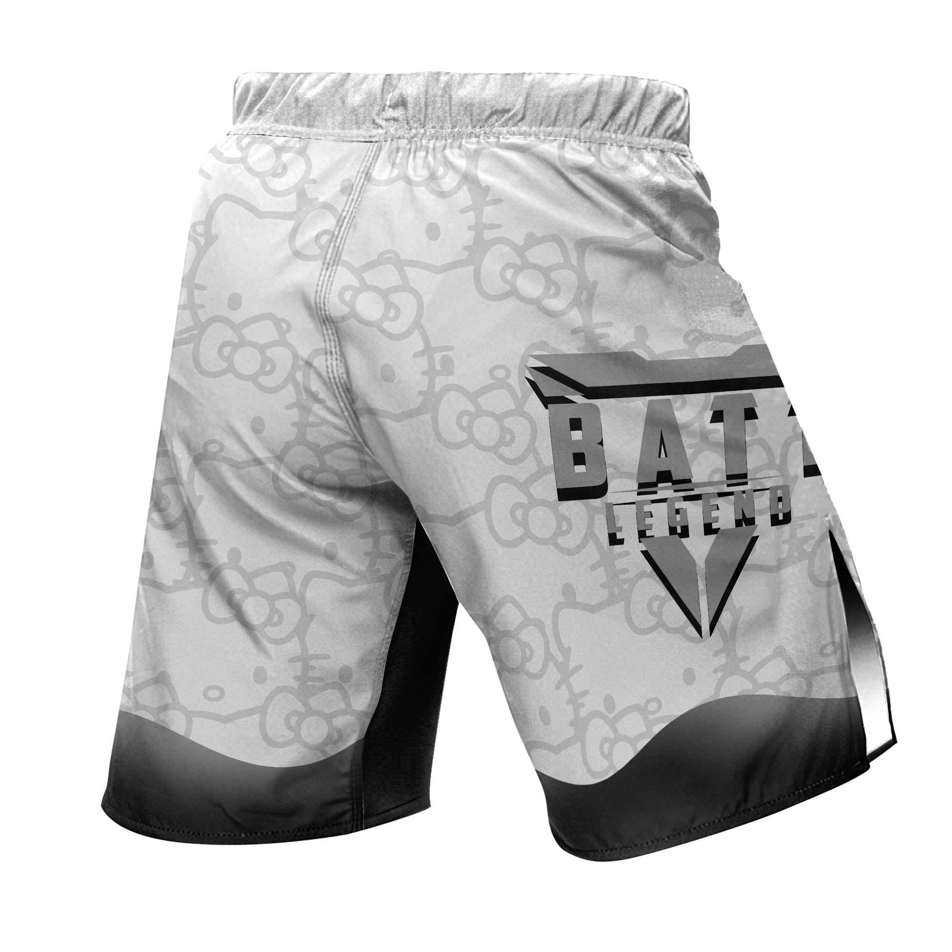 Hello Kitty Jiu Jitsu White Fight Shorts