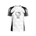 Hello Kitty Jiu Jitsu White Kids Rash Guard