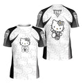 Hello Kitty Jiu Jitsu White Kids Rash Guard