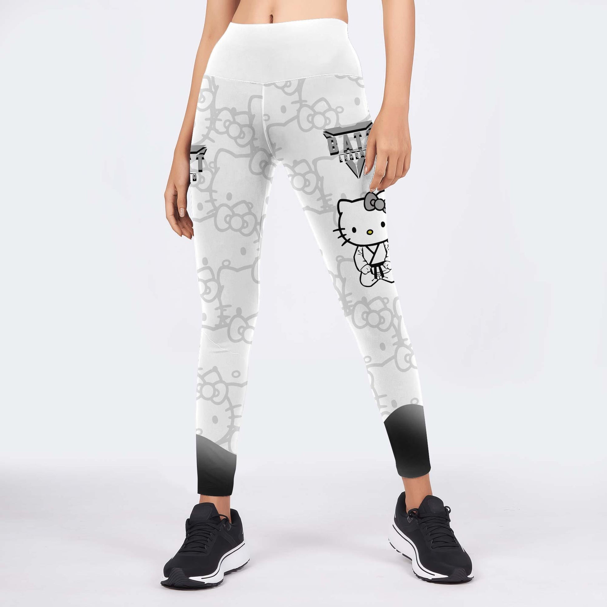 Hello Kitty Jiu Jitsu White Leggings