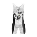Hello Kitty Jiu Jitsu White Wrestling Singlet