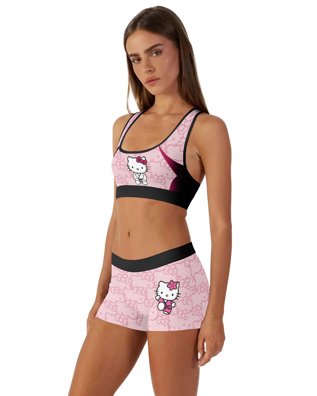 Hello Kitty Jiu Jitsu Women's Workout Set