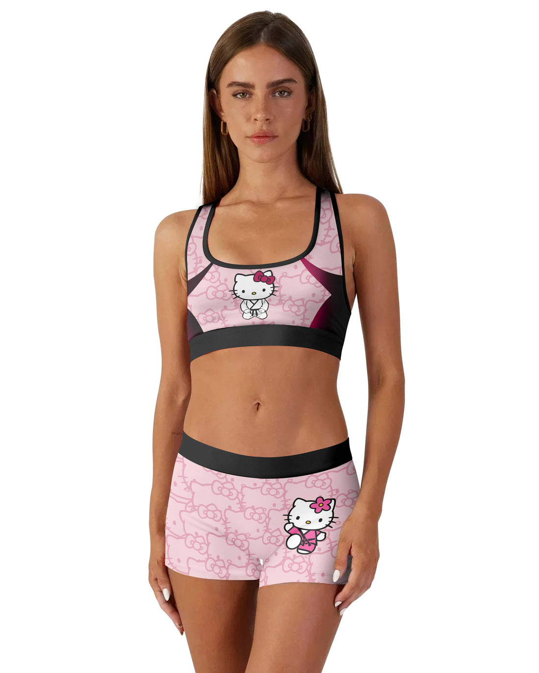 Hello Kitty Jiu Jitsu Women's Workout Set