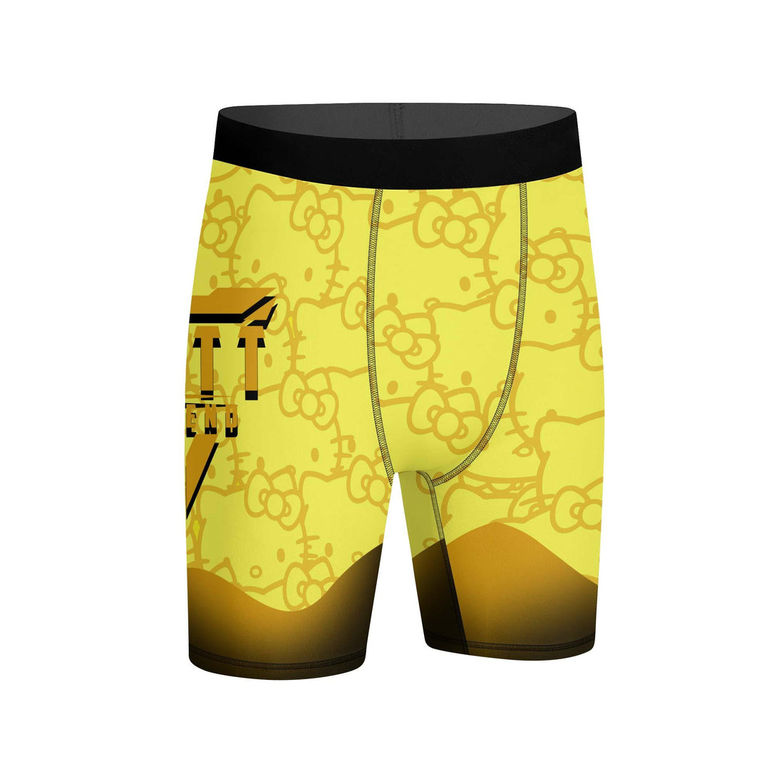 Hello Kitty Jiu Jitsu Yellow Compression Shorts