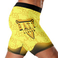 Hello Kitty Jiu Jitsu Yellow Compression Shorts