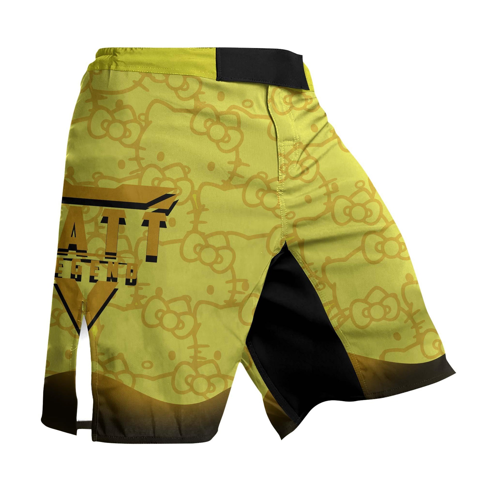Hello Kitty Jiu Jitsu Yellow Fight Shorts