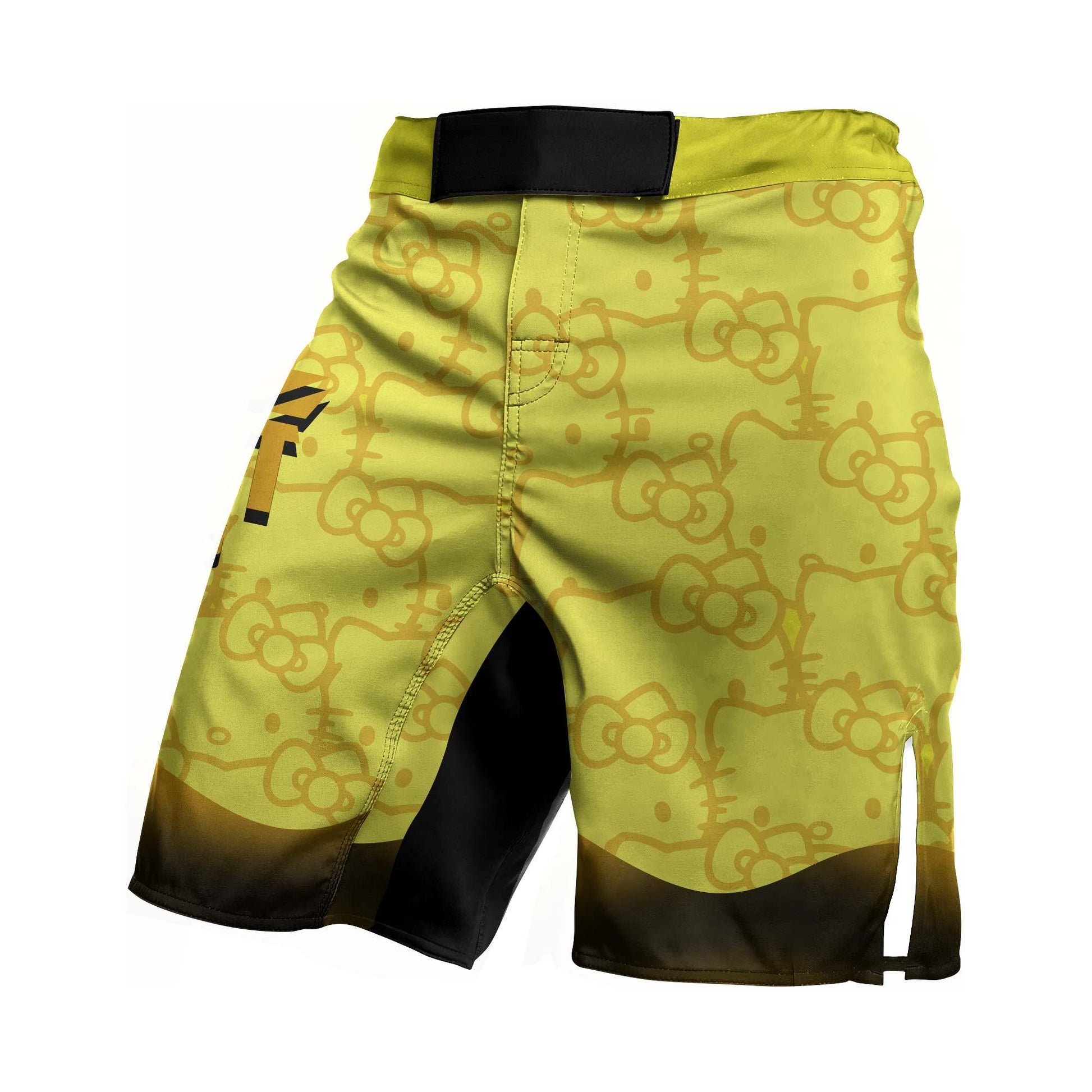Hello Kitty Jiu Jitsu Yellow Fight Shorts