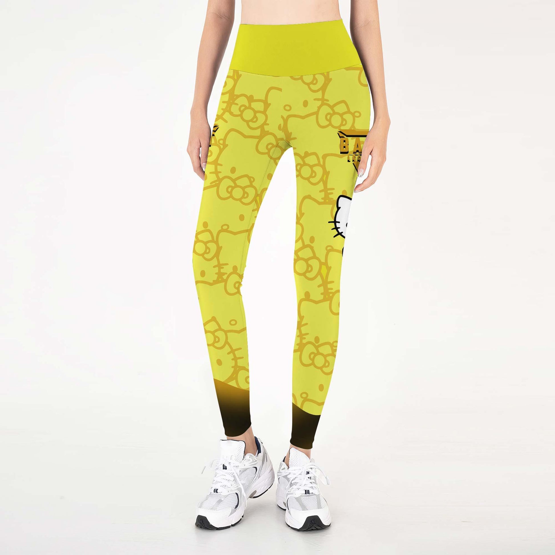 Hello Kitty Jiu Jitsu Yellow Leggings