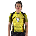 Hello Kitty Jiu Jitsu Yellow Rash Guard