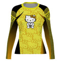 Hello Kitty Jiu Jitsu Yellow Rash Guard