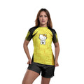 Hello Kitty Jiu Jitsu Yellow Rash Guard