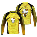 Hello Kitty Jiu Jitsu Yellow Rash Guard