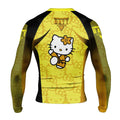Hello Kitty Jiu Jitsu Yellow Rash Guard