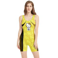 Hello Kitty Jiu Jitsu Yellow Wrestling Singlet