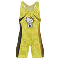 Hello Kitty Jiu Jitsu Yellow Wrestling Singlet