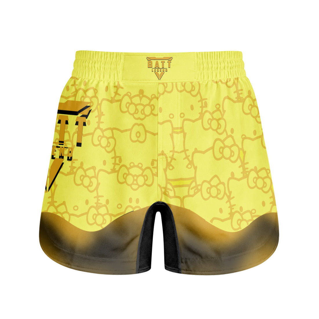 Hello Kitty Jiu Jitsu Yellow Grappling Shorts