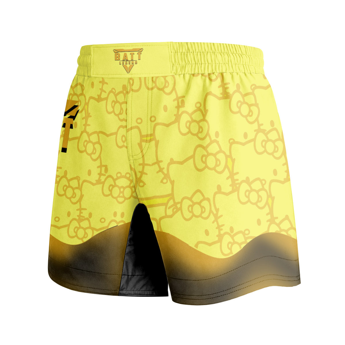Hello Kitty Jiu Jitsu Yellow Grappling Shorts