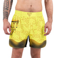 Hello Kitty Jiu Jitsu Yellow Grappling Shorts