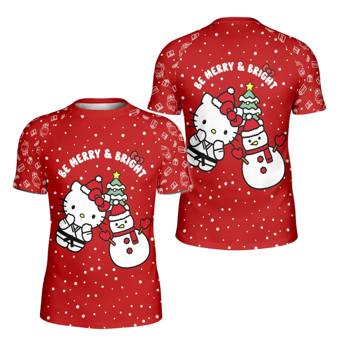 Hello Kitty Merry and Bright Kids Rash Guard