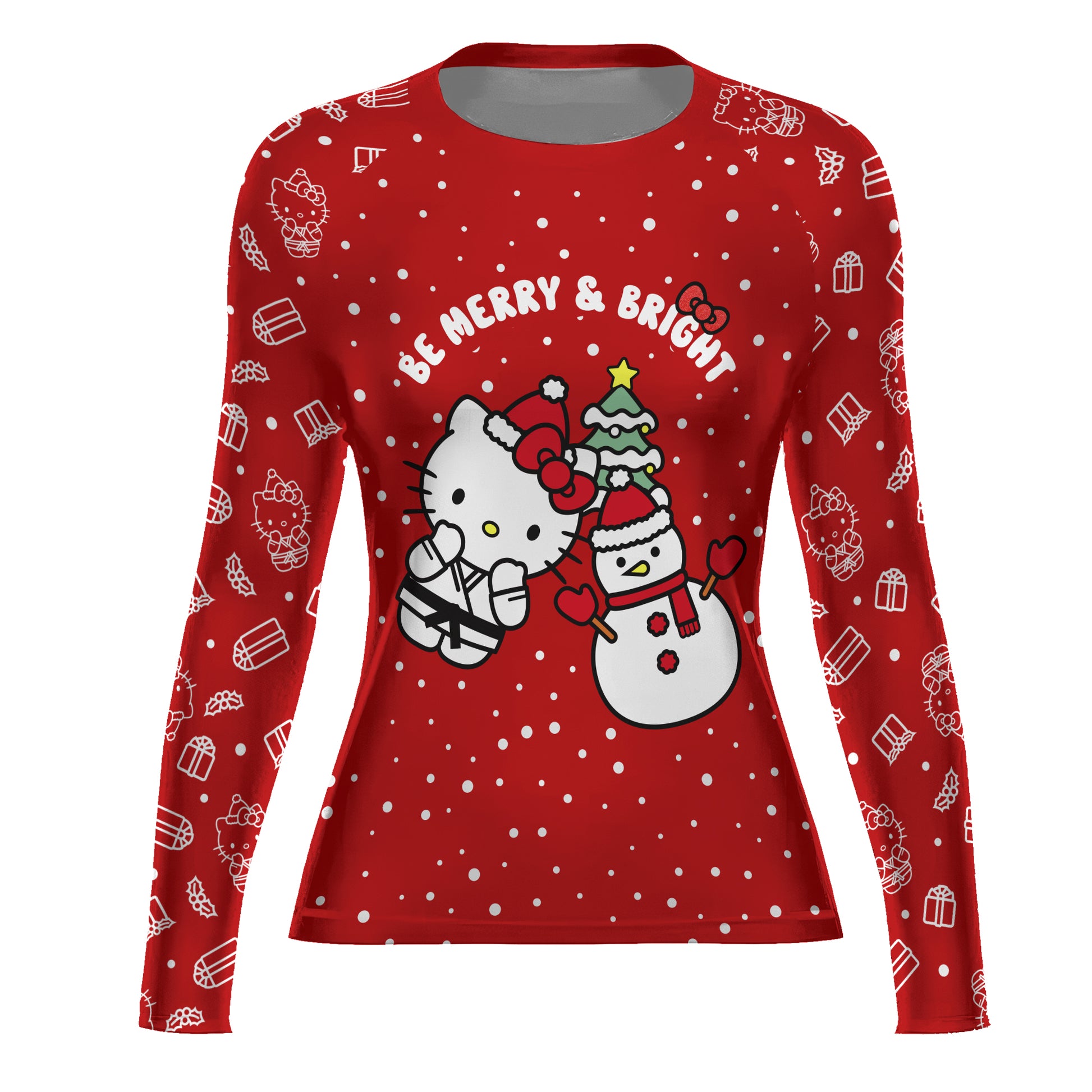 Hello Kitty Merry and Bright Rash Guard