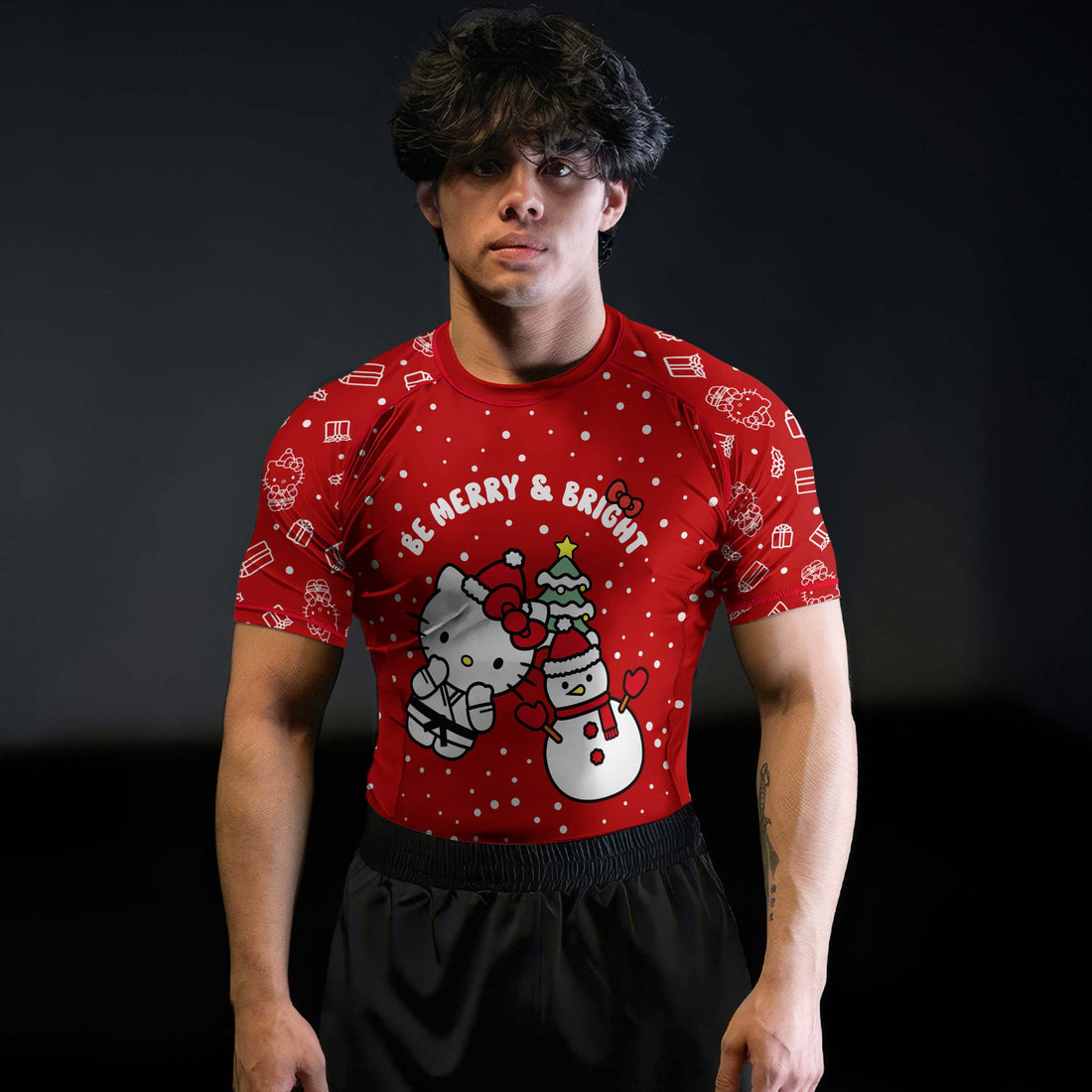 Hello Kitty Merry and Bright Rash Guard