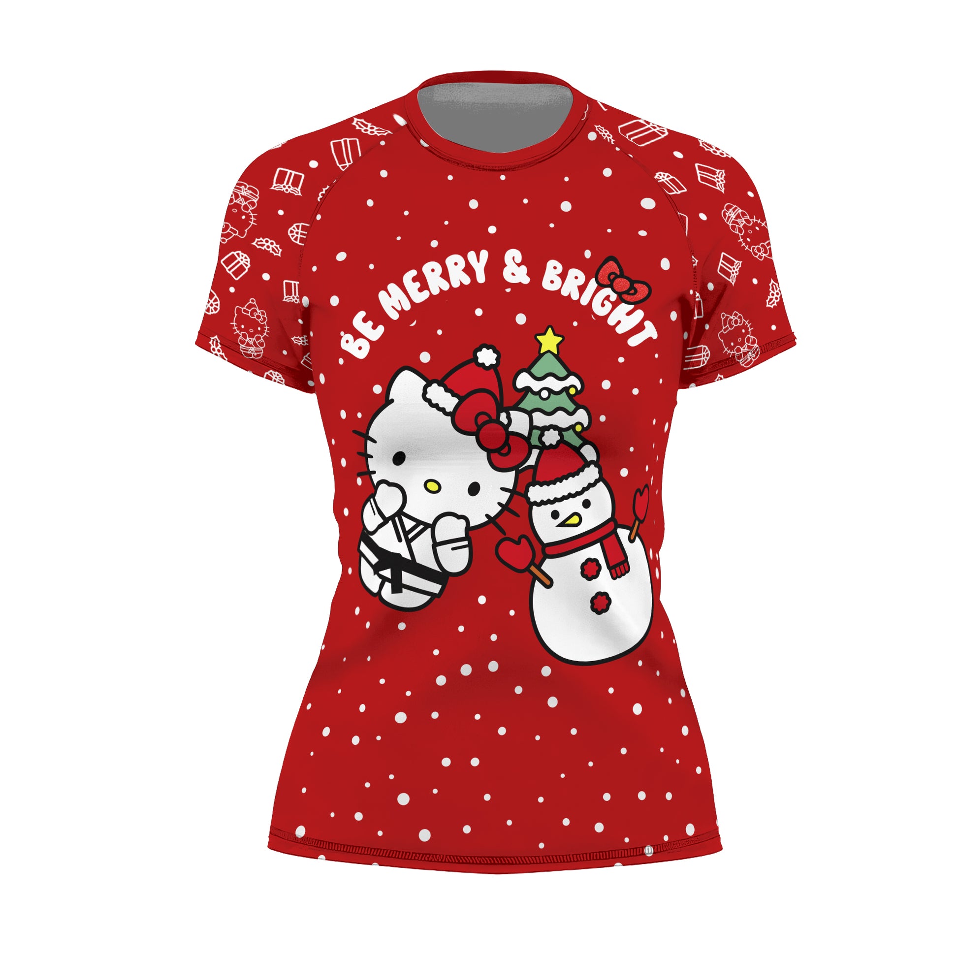 Hello Kitty Merry and Bright Rash Guard