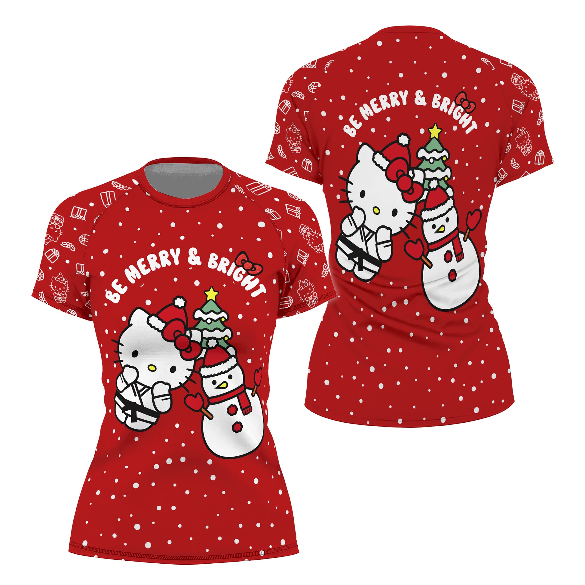 Hello Kitty Merry and Bright Rash Guard