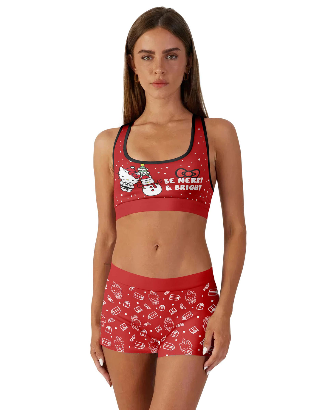 Hello Kitty Merry and Bright Women's Workout Set