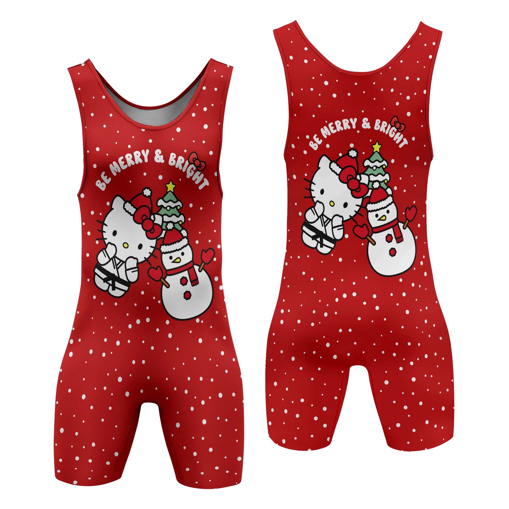 Hello Kitty Merry and Bright Wrestling Singlet