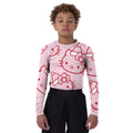 Hello Kitty Pink Santa Kids Rash Guard