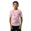 Hello Kitty Pink Santa Kids Rash Guard