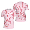 Hello Kitty Pink Santa Kids Rash Guard