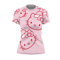 Hello Kitty Pink Santa Rash Guard