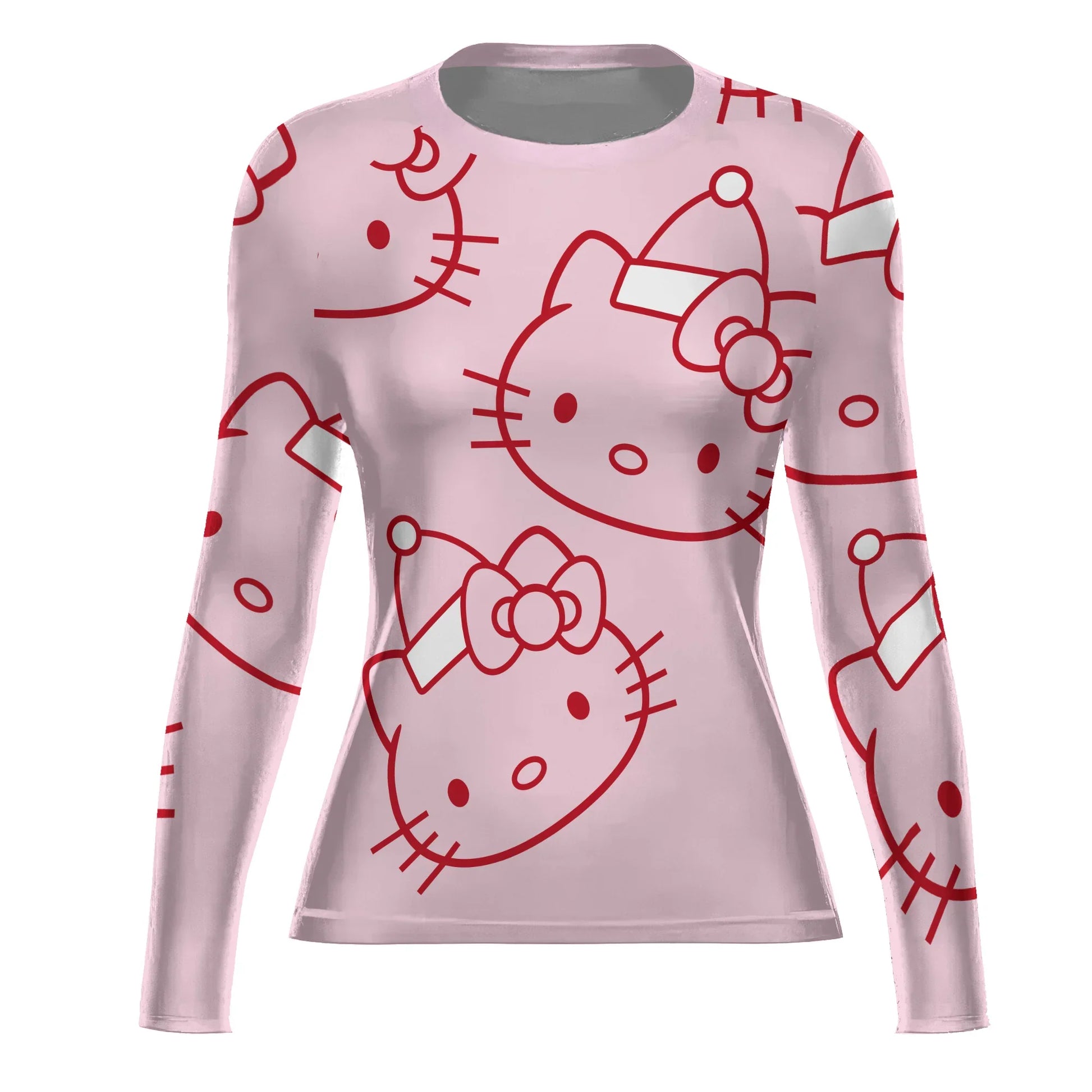 Hello Kitty Pink Santa Rash Guard
