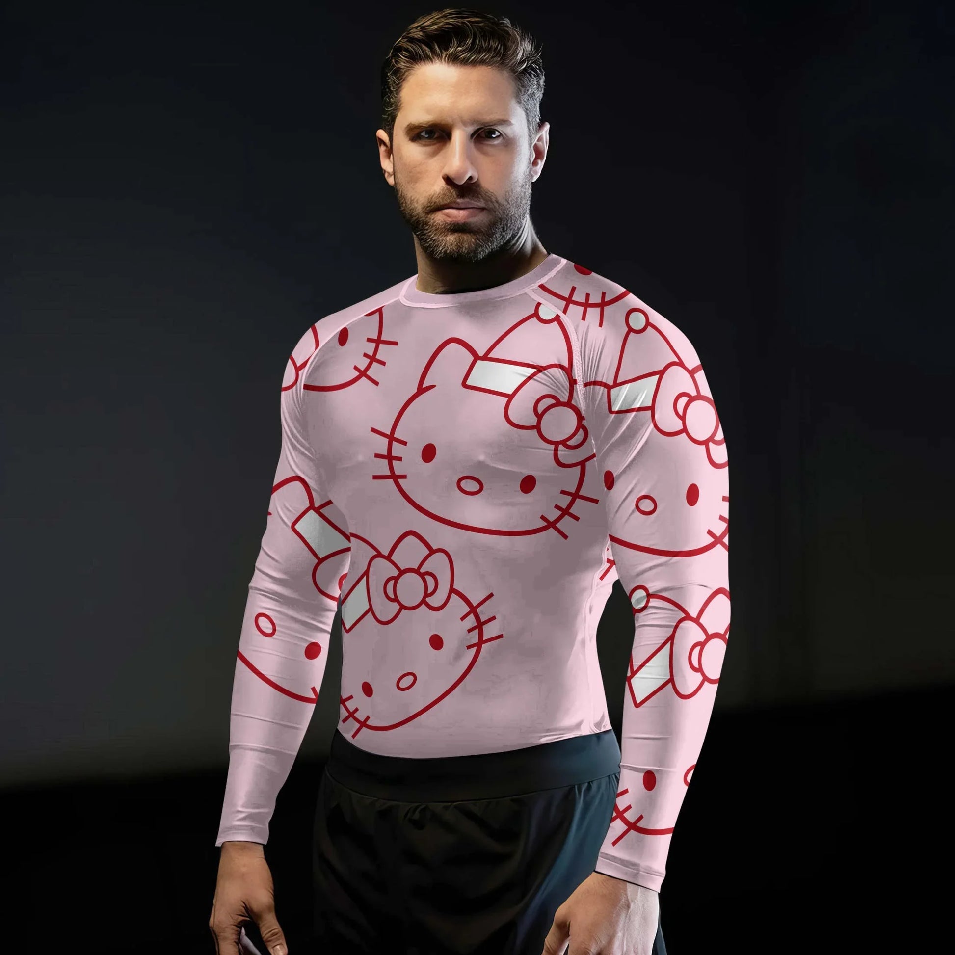 Hello Kitty Pink Santa Rash Guard