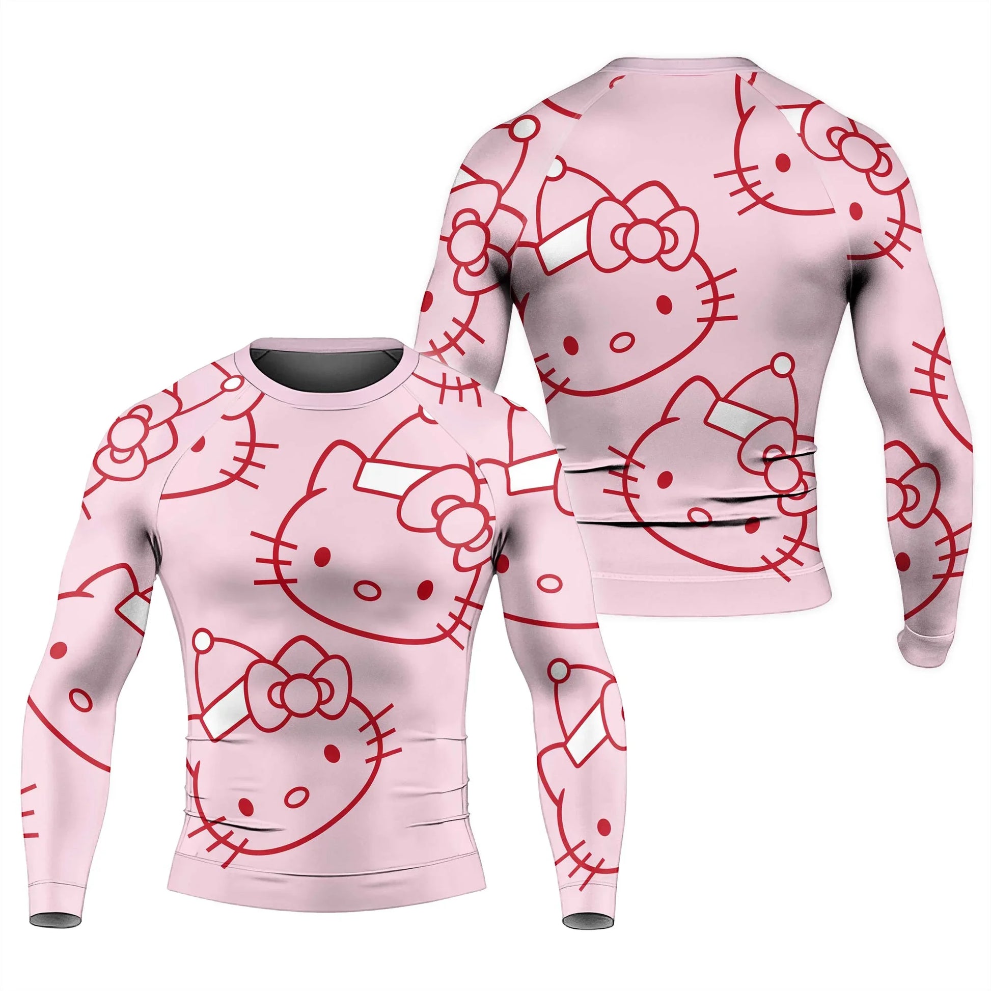 Hello Kitty Pink Santa Rash Guard