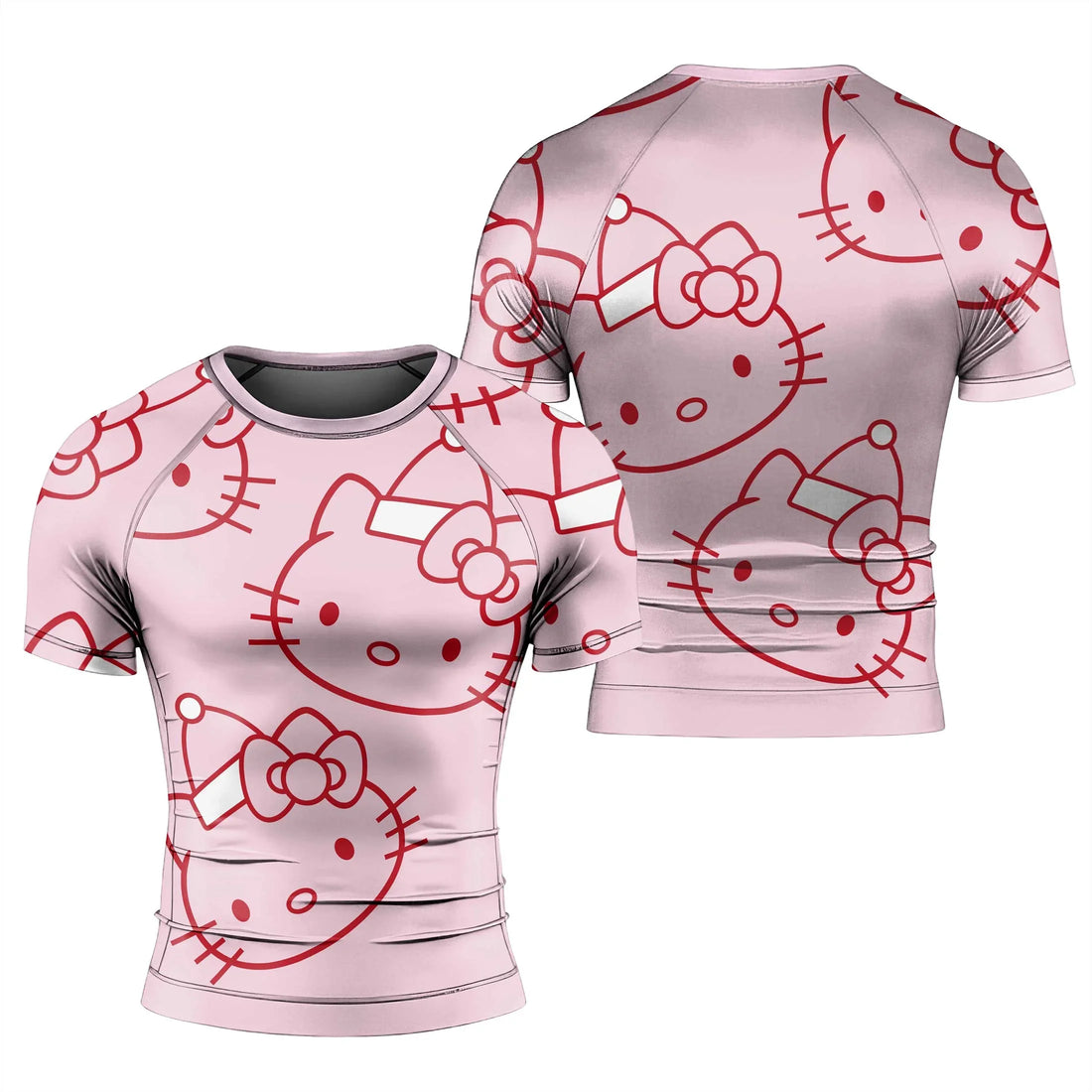 Hello Kitty Pink Santa Rash Guard