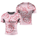 Hello Kitty Pink Santa Rash Guard