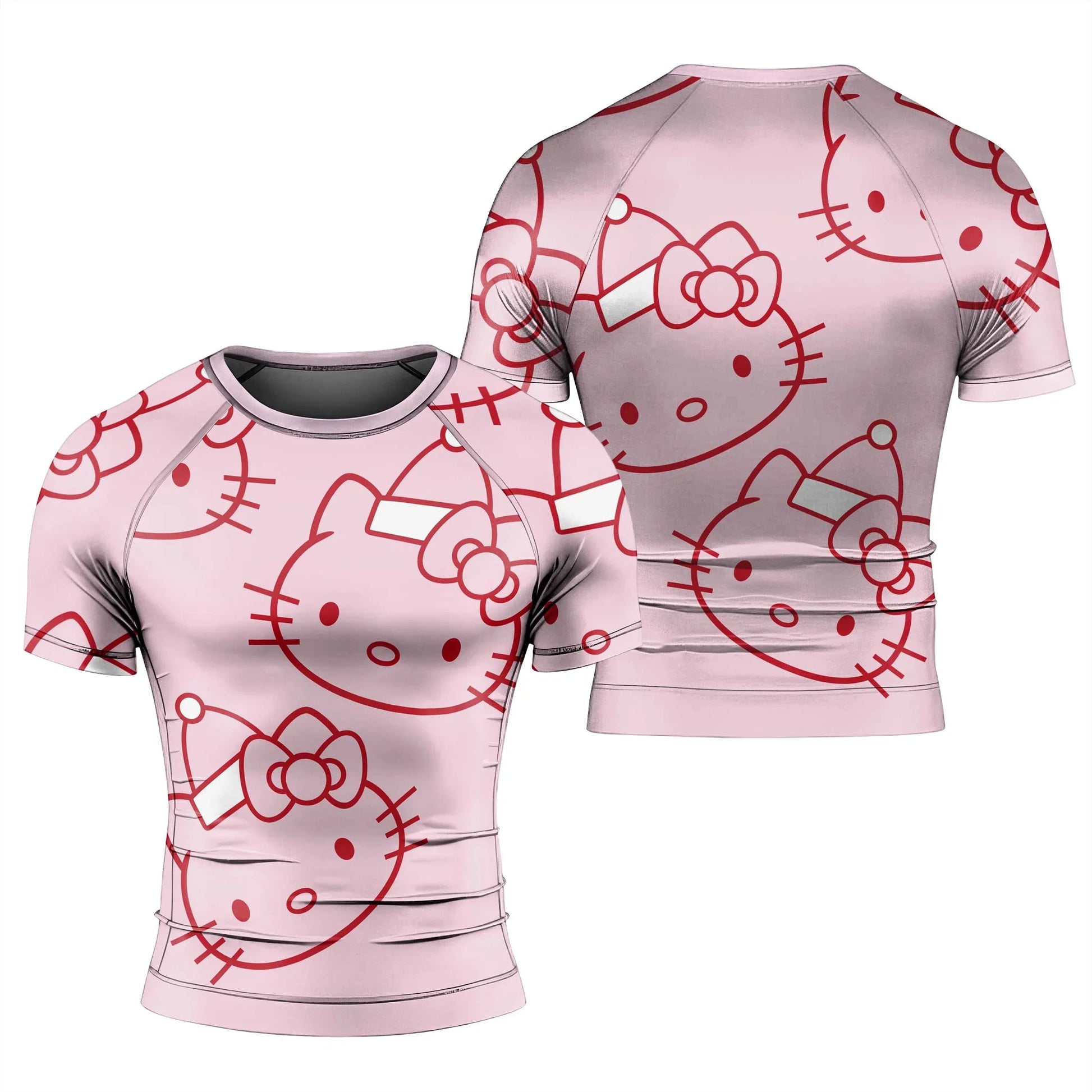 Hello Kitty Pink Santa Rash Guard