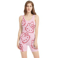 Hello Kitty Pink Santa Wrestling Singlet
