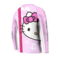Hello Kitty Pink Stripe Kids Rash Guard