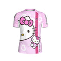 Hello Kitty Pink Stripe Kids Rash Guard