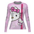 Hello Kitty Pink Stripe Rash Guard